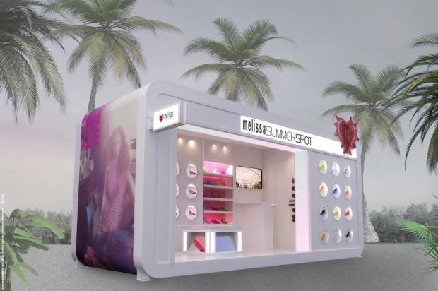 Melissa Summer Spot estará na praia de Atlântida a partir do dia 29 Melissa/Divulgação Melissa Summer Spot estará na praia de Atlântida a partir do dia 29 Melissa/Divulgação