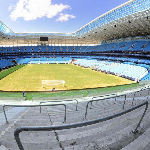 BM e Bombeiros avaliam liberação definitiva da geral sem cadeiras na Arena Omar Freitas/Agencia RBS