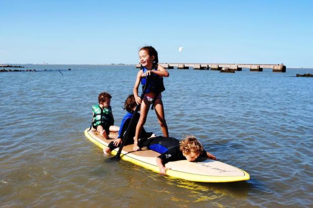Stand up paddle deve ser febre de verão no Cassino Devaldir Moura/Arquivo Pessoal