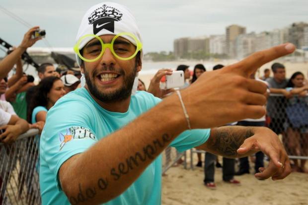 Pedro Scooby vive dia de pop star em gravação de reality show João Cotta/TV Globo/Divulgação