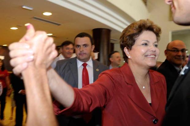 Dilma Rousseff sai de hotel em direção à Barragem do Marrecas, em Caxias do Sul Juan Barbosa, Agência RBS/