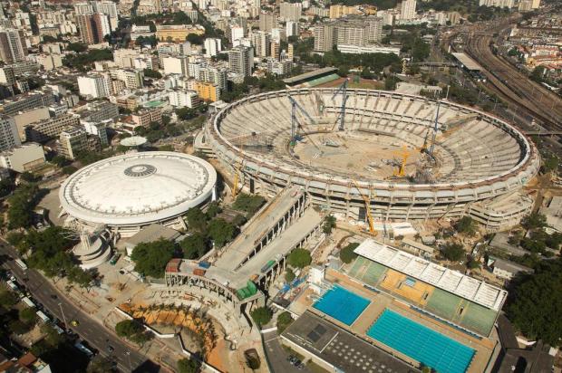 FOTO: Maracanã chega a 80% de conclusão Daniel Basil/Portal da Copa/ME FOTO: Maracanã chega a 80% de conclusão Daniel Basil/Portal da Copa/ME