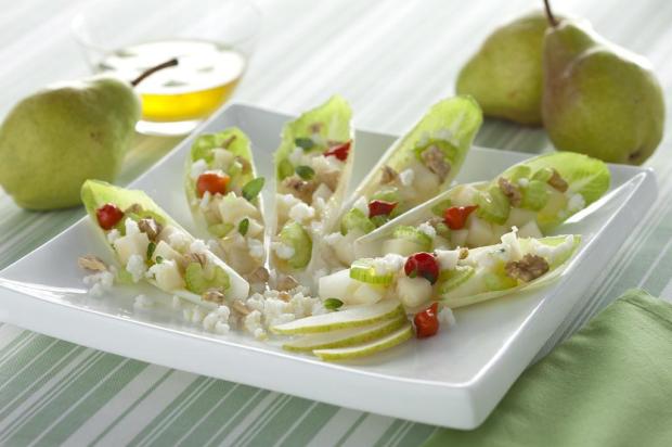 Salada leve para iniciar o ano Pears Usa/Divulgação Salada leve para iniciar o ano Pears Usa/Divulgação