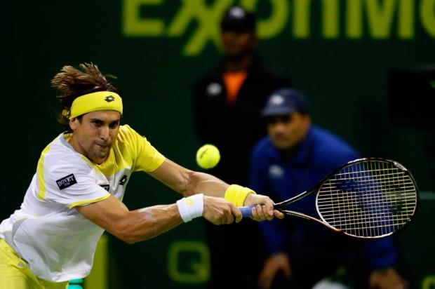 David Ferrer e Richard Gasquet estreiam com vitória no ATP 250 de Doha KARIM SAHIB / AFP/
