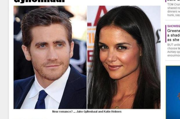 Katie Holmes estaria vivendo romance com Jake Gyllenhaal The Sun/Reprodução