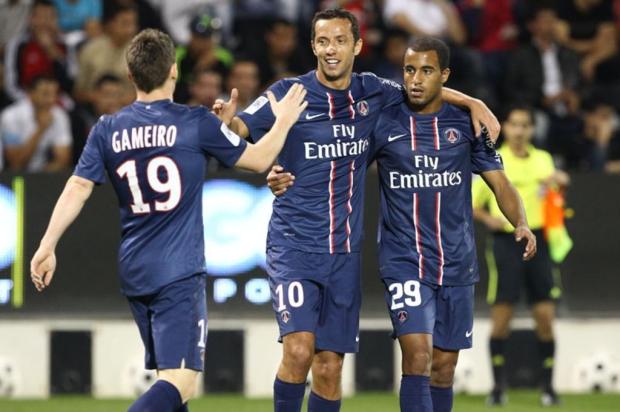 Lucas estreia pelo PSG, Nilmar marca e Nenê é destaque em amistoso no Catar C.Gavelle/Divulgação PSG Lucas estreia pelo PSG, Nilmar marca e Nenê é destaque em amistoso no Catar C.Gavelle/Divulgação PSG