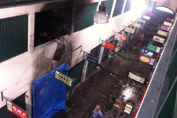 Perícia apura causa do incêndio em box do Mercado Público de Florianópolis Guto Kuerten/Agencia RBS