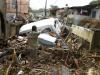 A forte chuva que atingiu Xerém, distrito de Duque de Caxias (RJ), causou destruição e deixou centenas de pessoas desabrigadas