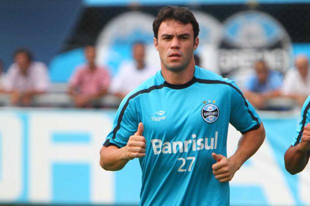 Pelo Twitter, Luxemburgo garante permanência de Kleber no elenco Lucas Uebel/Grêmio FBPA/Divulgação/