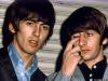 George Harrison e Ringo Starr em um dos registros de Robert Beck