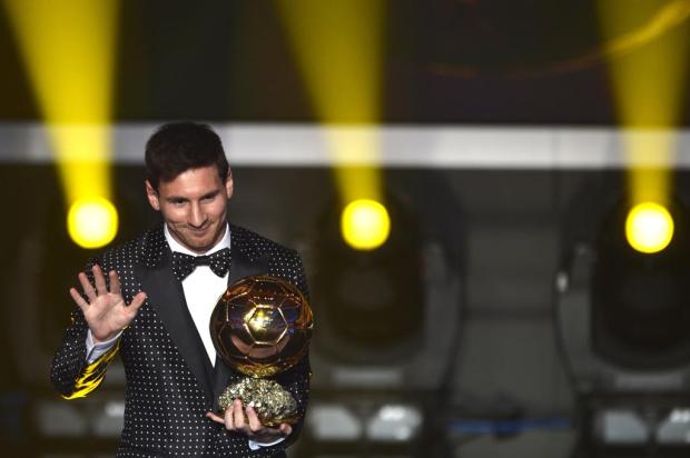 Lionel Messi é escolhido o melhor jogador do mundo pela quarta vez Fabrice Coffrini, AFP/ Lionel Messi é escolhido o melhor jogador do mundo pela quarta vez Fabrice Coffrini, AFP/