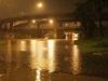 Vias sob a Ponte do Guaíba permaneceram alagadas durante toda a madrugada