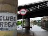 Trânsito na Rua Voluntários da Pátria ficou bloqueado sob a Ponte do Guaíba entre a noite de segunda-feira, 7 de janeiro e a manhã de terça, dia 8
