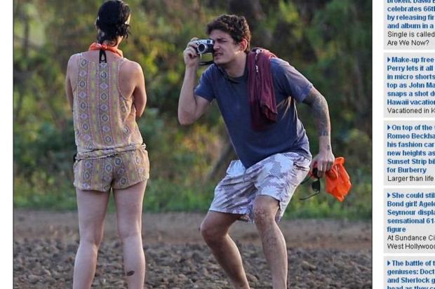 Katy Perry e John Mayer passam o Ano-Novo juntos no Havaí Daily Mail/Reprodução