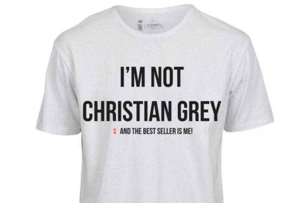 Christian Grey ganha linha de camisetas irônicas Reprodução/Sergio K.