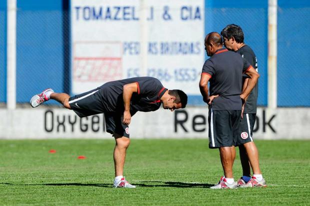 Propriocepção: jogadores fazem exercício para trabalhar equilíbrio corporal Mauro Vieira/Agência RBS/