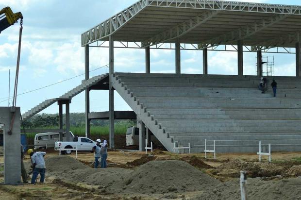 Cruzeiro-RS acelera construção do novo estádio em Cachoeirinha José Haag/EC Cruzeiro/Divulgação/