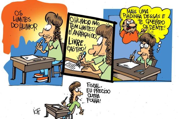 Redação da UFRGS levanta o debate: há limites para o humor? Reprodução/Reprodução