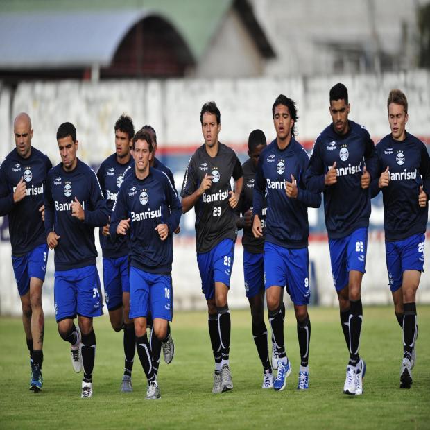 FOTO: Grêmio faz primeiro treinamento após chegar a Quito, no Equador Diego Vara/Agencia RBS