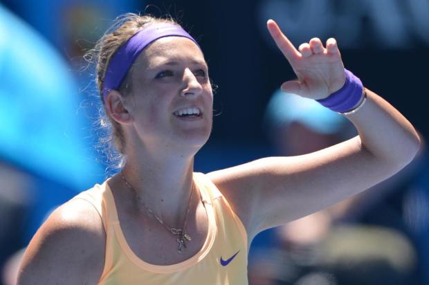 Azarenka vence e segue em busca do bicampeonato no Aberto da Austrália PETER PARKS/AFP Azarenka vence e segue em busca do bicampeonato no Aberto da Austrália PETER PARKS/AFP