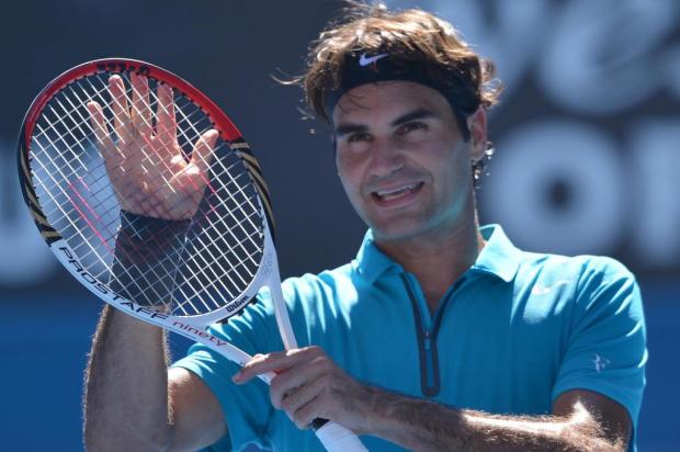 Federer vence sem dificuldades na estreia do Aberto da Austrália PETER PARKS/AFP Federer vence sem dificuldades na estreia do Aberto da Austrália PETER PARKS/AFP