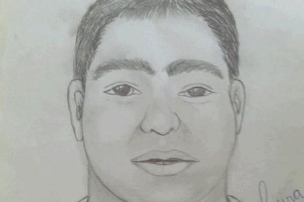 Polícia divulga retrato falado de estuprador de Capão Novo Divulgação/Polícia Civil