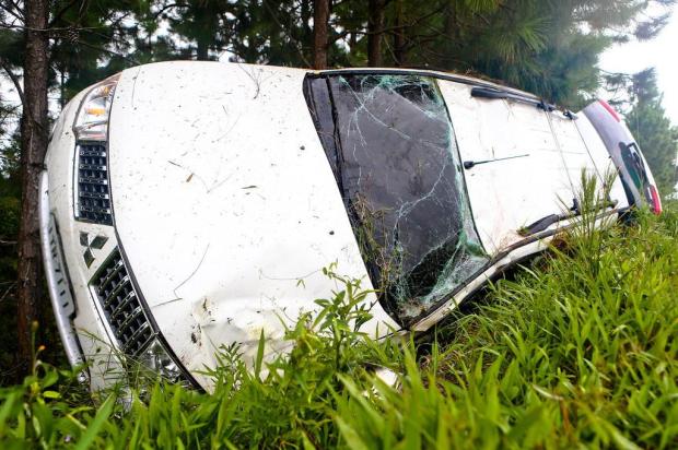 Motorista fica ferido em acidente na Estrada do Mar Harleyson Almeida,especial/Agência RBS