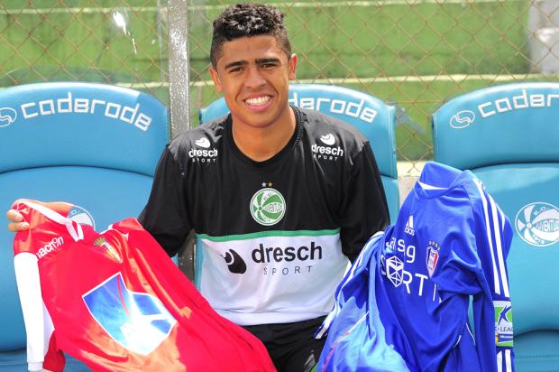 Atacante Bergson projeta sucesso no Juventude após experiências fora do país Porthus Junior, Agência RBS/ Atacante Bergson projeta sucesso no Juventude após experiências fora do país Porthus Junior, Agência RBS/