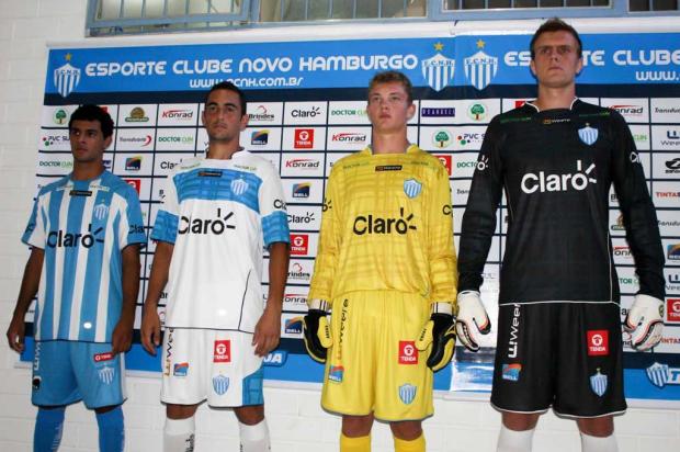 Novo Hamburgo lança nova linha de uniformes para 2013 Bruno Colombo/ECNH/Divulgação/