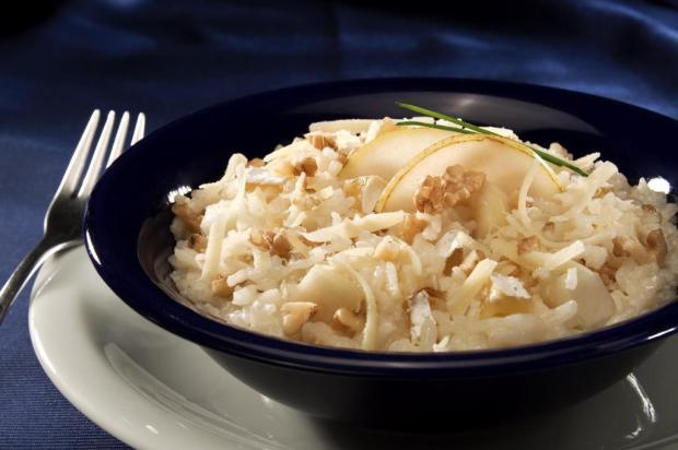 Prepare um risoto de brie com pera divulgação/Divulgação