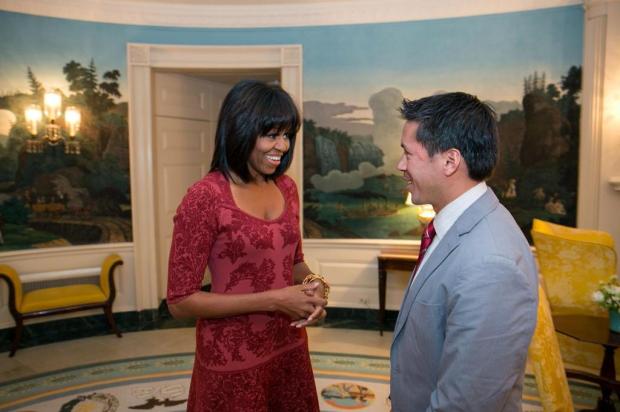 Michelle Obama comemora 49 anos com novo corte de cabelo e conta no Twitter Lawrence Jackson/THE WHITE HOUSE