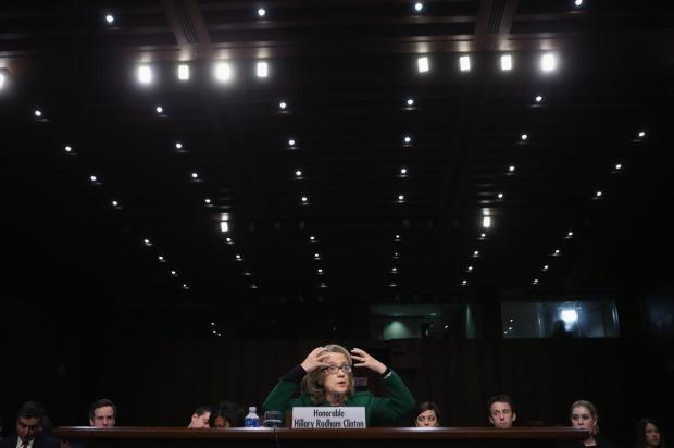 Hillary Clinton alerta para riscos terroristas na África do Norte Chip Somodevilla/AFP