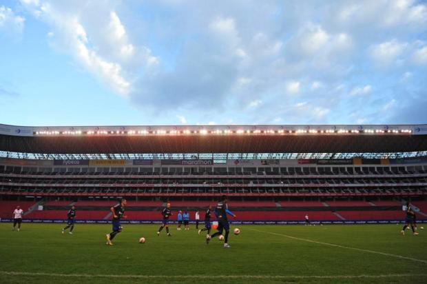 Sem problemas no deslocamento, Grêmio chega ao estádio Casa Blanca Diego Vara/AgênciaRBS Sem problemas no deslocamento, Grêmio chega ao estádio Casa Blanca Diego Vara/AgênciaRBS