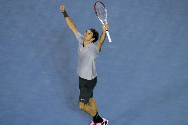 Federer e Murray vencem e farão semifinal do Aberto da Austrália MANAN VATSYAYANA/AFP Federer e Murray vencem e farão semifinal do Aberto da Austrália MANAN VATSYAYANA/AFP