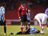 Volante Fernando (no chão) afirmou que a altitude de Quito não influenciou no resultado do jogo