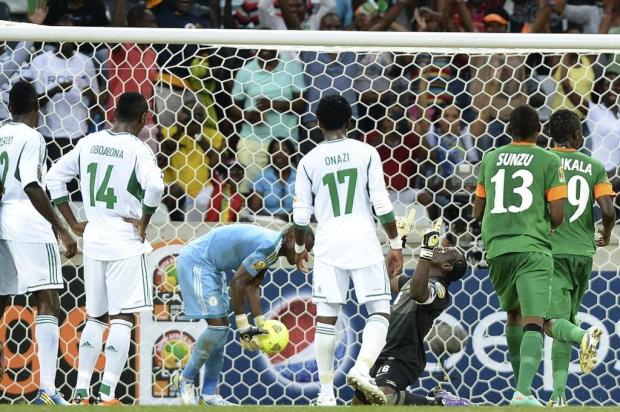 Pela Copa Africana de Nações, Zâmbia e Nigéria empatam em 1 a 1 Francisco Leong/AFP