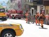 Local permanece isolado para trabalho dos bombeiros
