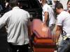 Caixões começaram a chegar durante a tarde a Santa Maria