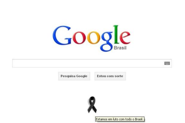 Google Brasil homenageia vítimas da tragédia em Santa Maria Reprodução/Google Google Brasil homenageia vítimas da tragédia em Santa Maria Reprodução/Google