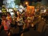 Caminhada pelas ruas de Santa Maria reuniu multidão. O trajeto percorrido foi desde a boate até o ginásio onde os corpos foram reconhecidos
