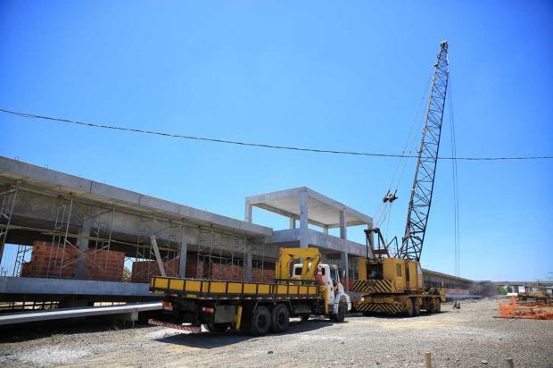 FOTO: Estrutura do novo CT do Grêmio começa a ganhar forma ao lado da Arena Omar Freitas/Agência RBS/