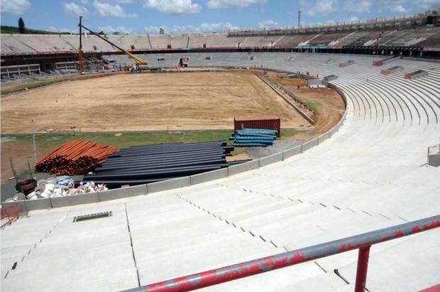 Representantes da Fifa e do COL visitam um Beira-Rio 55% pronto nesta quarta Inter/ AG/Divulgação