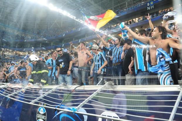 Secretário de Segurança ameaça Arena com interdição caso Grêmio não instale cadeiras no setor da avalanche Fernando Gomes/Agencia RBS