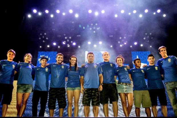 FOTO: Nova camisa azul da Seleção Brasileira é lançada no Rio de Janeiro Divulgação/Nike