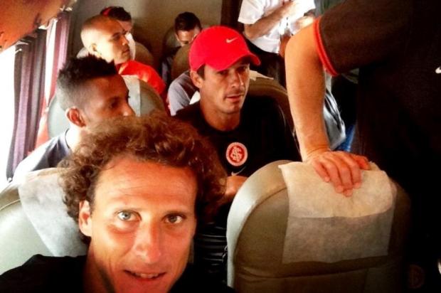 FOTO: Forlán registra voo do Inter para Erechim Diego Forlán/Arquivo Pessoal FOTO: Forlán registra voo do Inter para Erechim Diego Forlán/Arquivo Pessoal