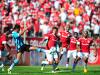 Após reação tricolor, dos 30 minutos até o fim da primeira etapa, o Inter retomou o controle do jogo