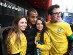 Desembarque da seleção em Londres