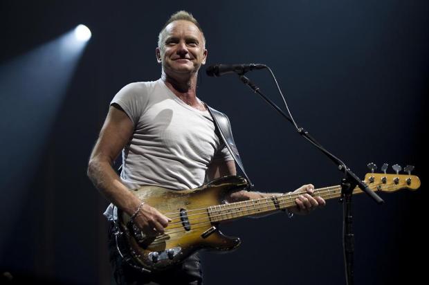 Sting vai cantar com Rihanna e Bruno Mars no Grammy PAUL BERGEN/AFP