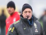 Treino da seleção brasileira em Londres