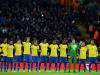 Jogadores fazem minuto de silêncio em homenagem às vítimas da tragédia em Santa Maria